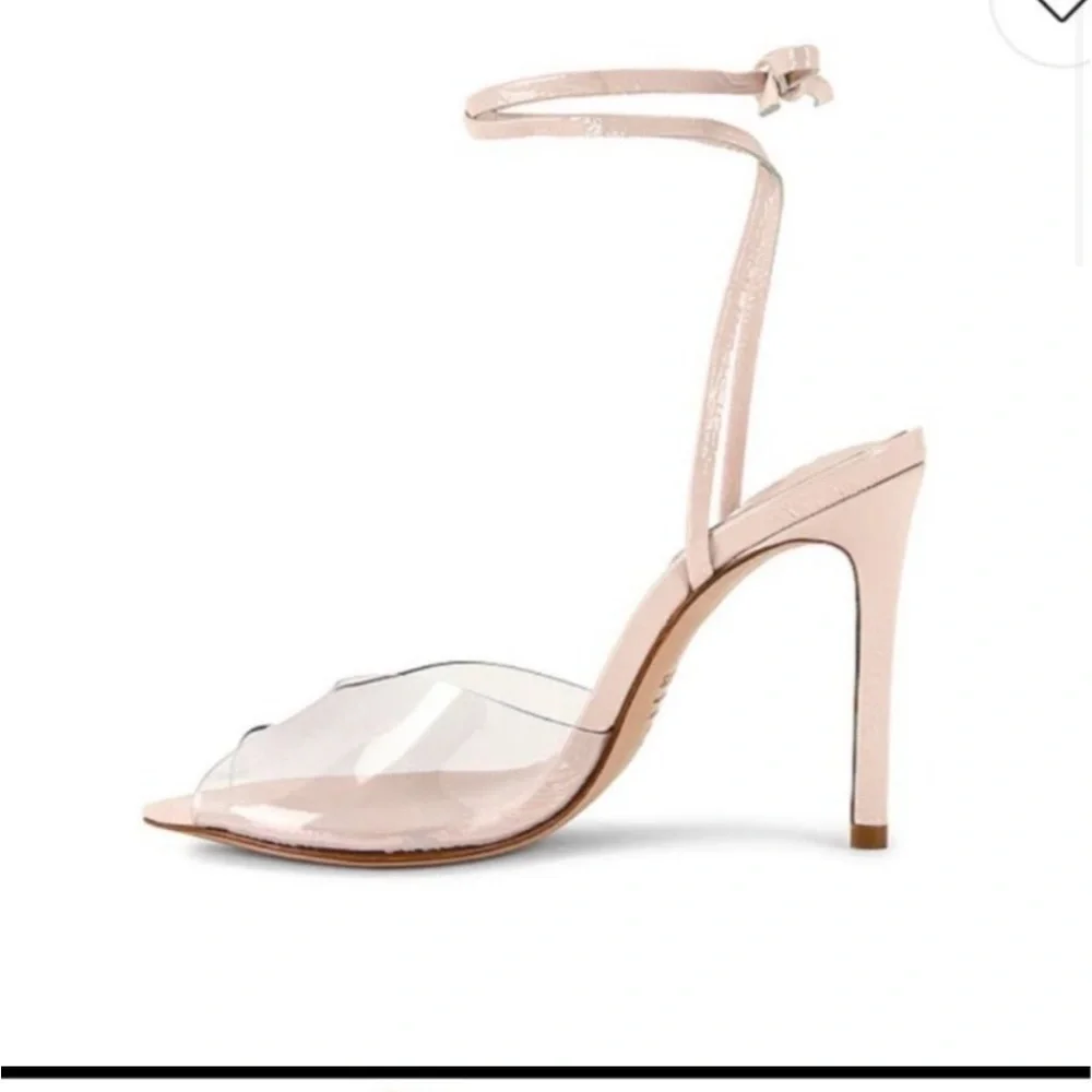 Schutz Desta Heel Revolve in Rose Nude size 8 NWOT